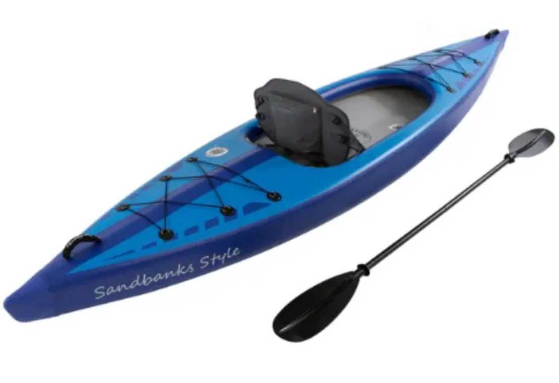 AquaTec Kayak | Inflatable Sea & Fishing Kayak | Inflatable Boat Available  as Single Kayak or Double Kayak | Bag & Kayak Paddles Included