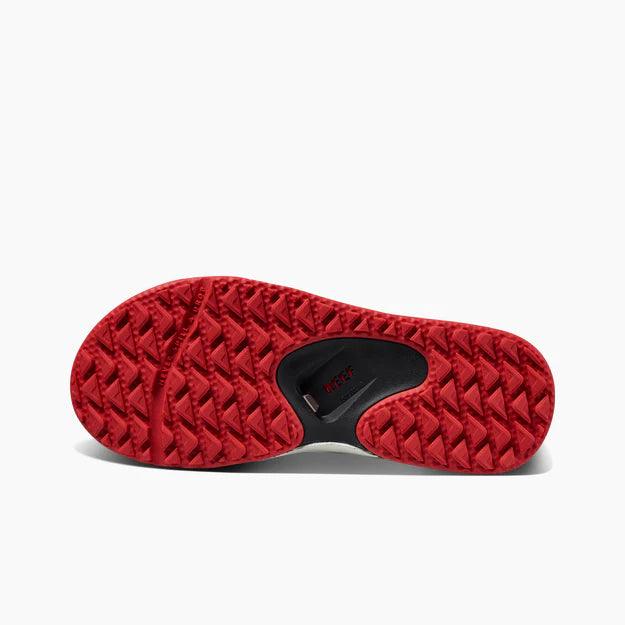 Reef Fanning Pregame Flip Flops Black Red