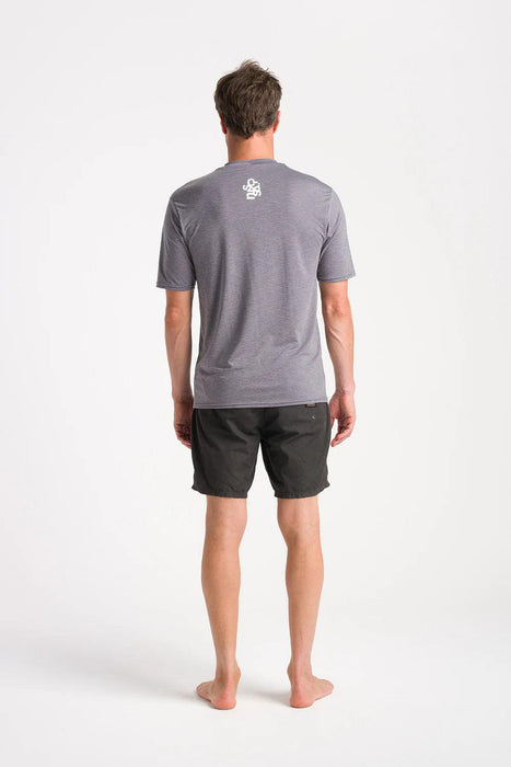 C-Skins Nuwave UV Mens SS Surf Tee Rash Deep Grey - Boardworx