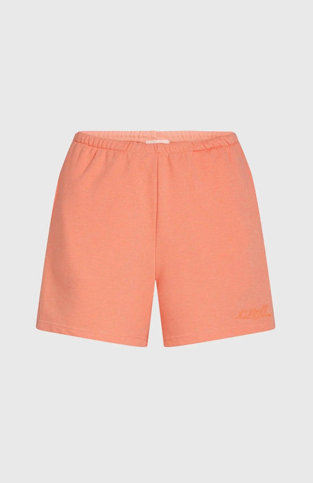O'Neill Essentials Script Sweatshorts Coral Pink