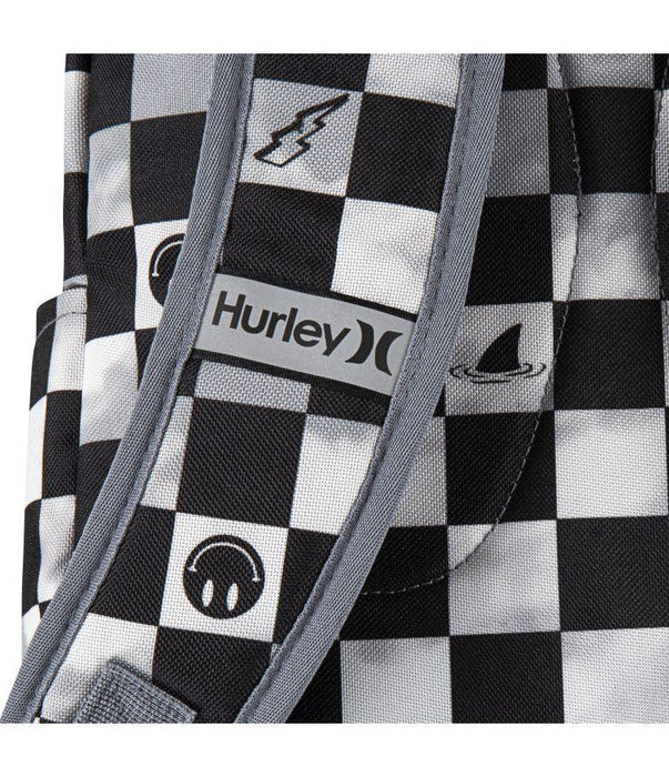 Hurley Backpack unisex - Dawn patrol Cool Grey Black Check - Boardworx