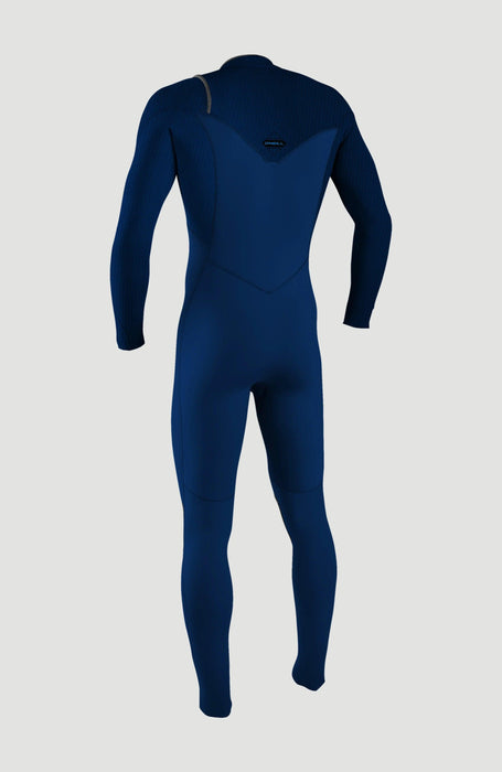 O'NEILL Mens Hyperfreak 5/4+mm Chest Zip Full Wetsuit Navy