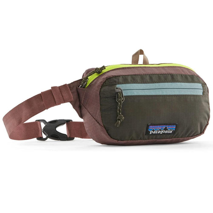 Patagonia Ultralight Black Hole Mini Hip Pack 1L Patchwork Pine Needle Green