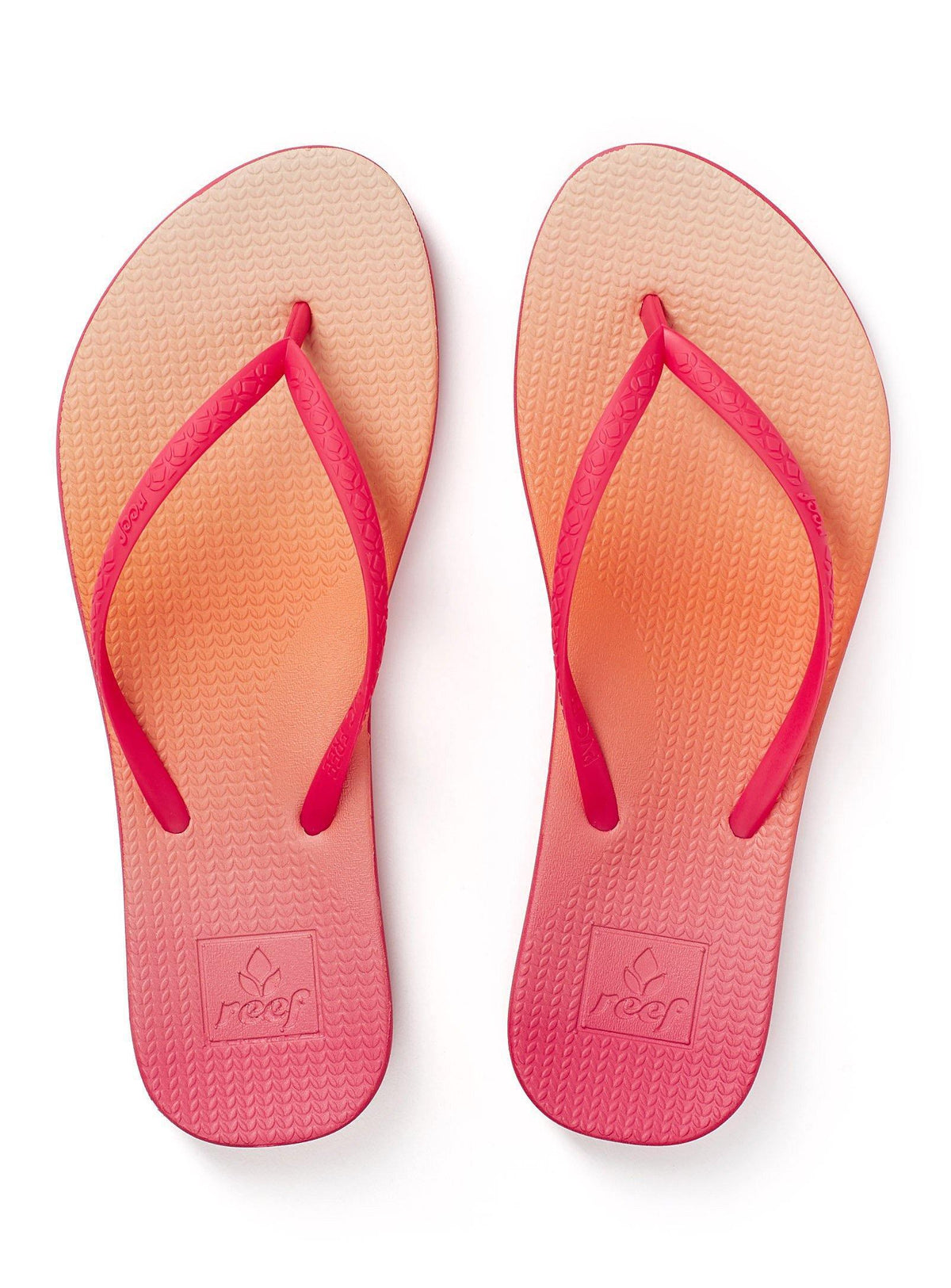 Reef Escape Lux Flip Flops Ombre Sunset