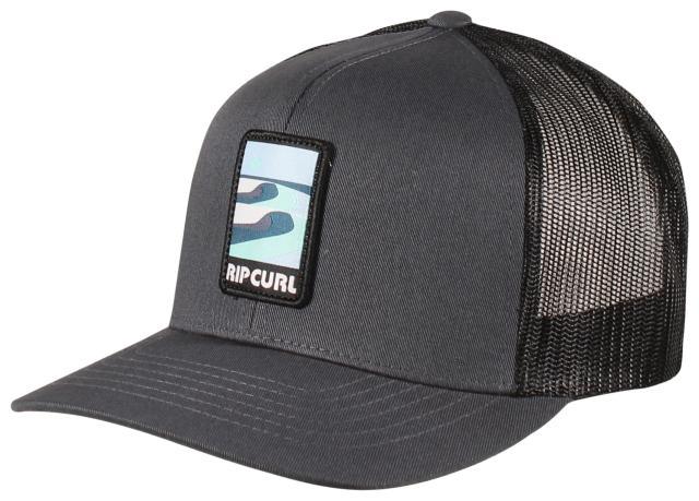 Rip Curl Custom Curve Trucker Hat - Washed Black