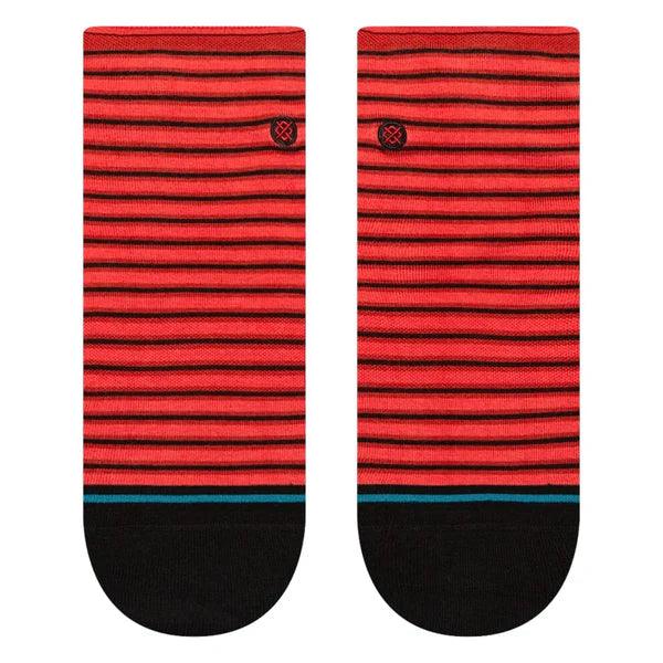 Stance Quarter Socks Red Fade - Boardworx