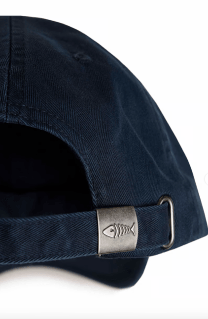 Weird Fish Scarfell Washed Branded Cap Navy - Boardworx