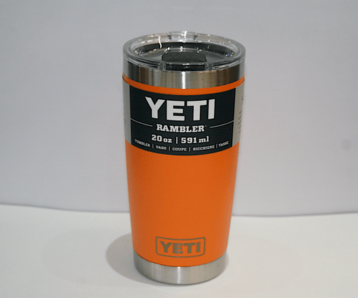 Yeti Rambler 20oz Tumbler Mag Slider Lid Limited Edition King Crab Orange - Boardworx